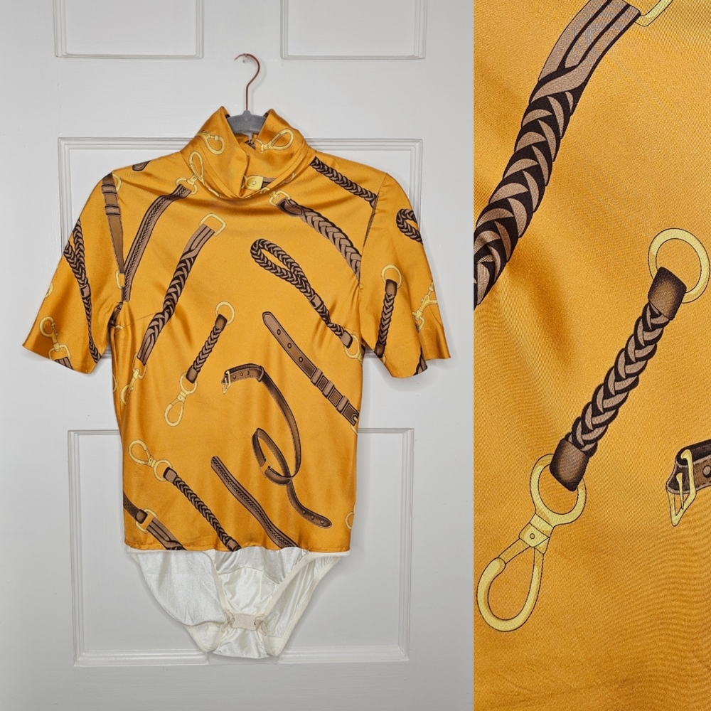 VTG Equestrian Print Bodysuit